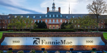 Mandatory Credit: Photo by J David Ake/AP/REX/Shutterstock (9640206a)
The Fannie Mae headquarters building in Washington
Fannie Mae Headquarters, Washington, USA - 21 Apr 2018